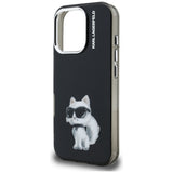 Karl Lagerfeld IML Aquarelle Choupette & Logo iPhone 16 Pro Case - sort