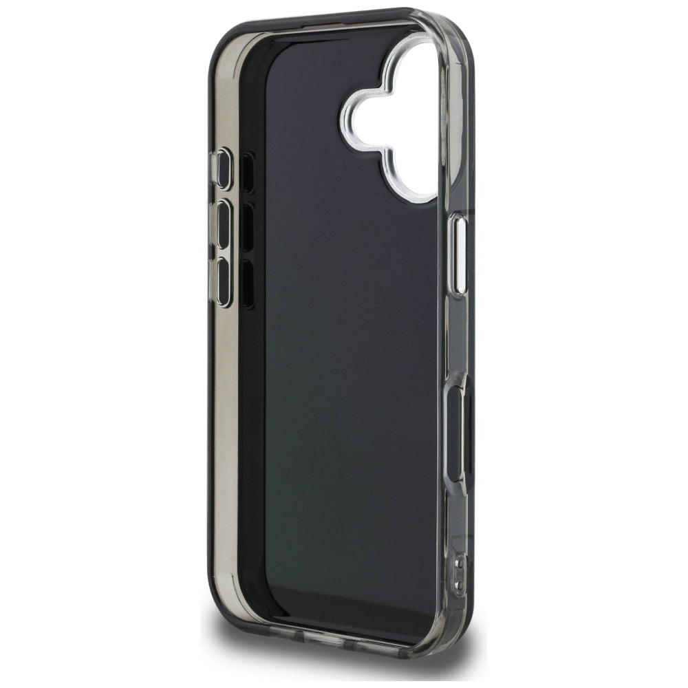 Karl Lagerfeld IML Aquarelle Karl & Choupette & Logo iPhone 16 Case - sort