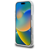 Karl Lagerfeld IML Aquarelle Karl & Choupette & Logo iPhone 16 Pro Case - Hvid