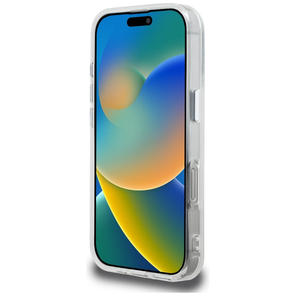 Karl Lagerfeld IML Aquarelle Karl & Choupette & Logo Case til iPhone 16 Pro Max - Hvid