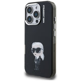 Karl Lagerfeld IML Aquarelle Karl & Logo MagSafe Case til iPhone 16 Pro - sort
