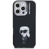 Karl Lagerfeld IML Aquarelle Karl & Logo MagSafe Case til iPhone 16 Pro - sort