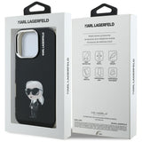 Karl Lagerfeld IML Aquarelle Karl & Logo MagSafe Case til iPhone 16 Pro - sort
