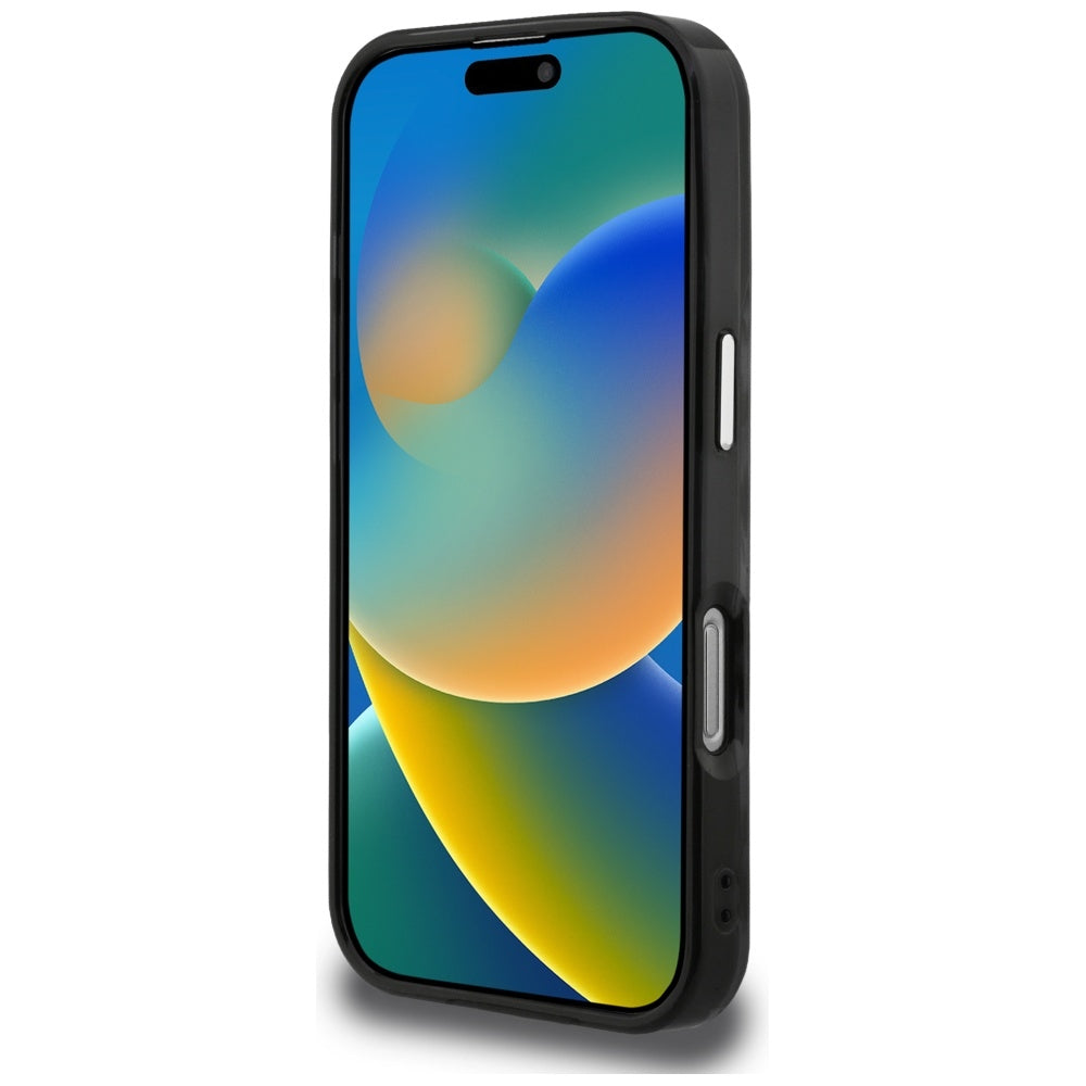 Karl Lagerfeld IML Leopard Pattern MagSafe Case til iPhone 16 - sort