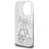 Karl Lagerfeld Liquid Glitter Choupette Logo Case til iPhone 16 Pro - Klar
