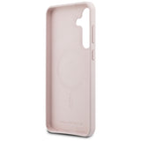 Karl Lagerfeld Silicone Karl & Choupette Heads MagSafe Case til Samsung Galaxy S25 FE - Pink