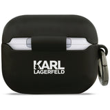 Karl Lagerfeld Silikon Karl Head 3D Case til AirPods Pro 3 - sort
