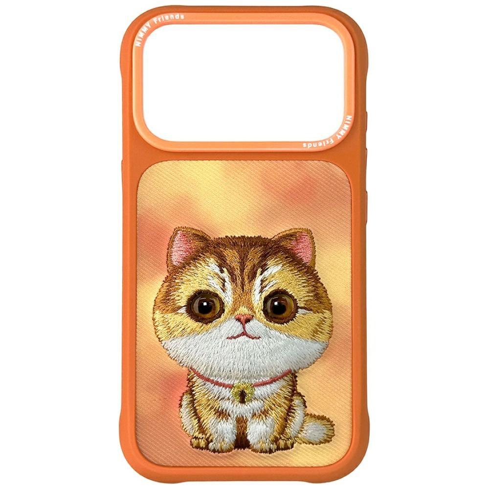 Nimmy Big Eyed Pet 2.0 Cat case til iPhone 17 Pro Max - orange