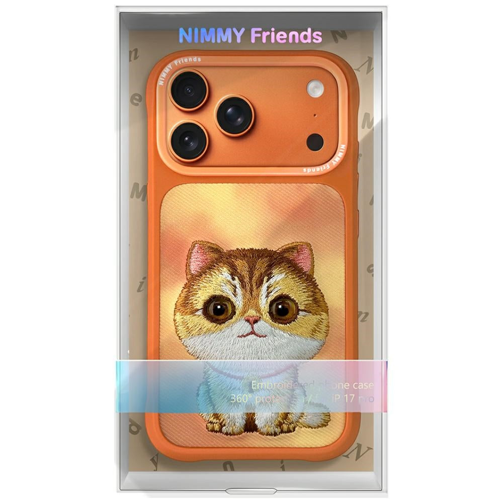 Nimmy Big Eyed Pet 2.0 Cat case til iPhone 17 Pro Max - orange