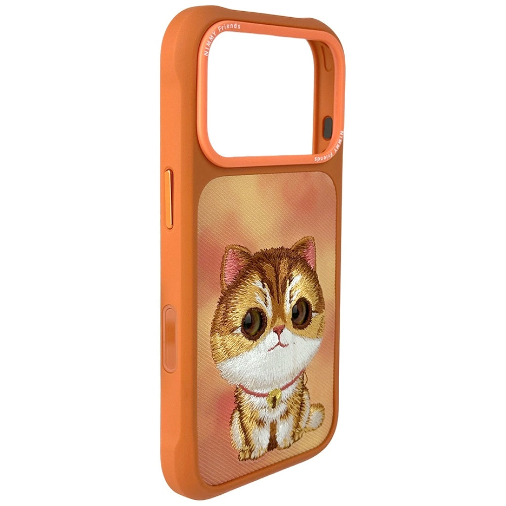 Nimmy Big Eyed Pet 2.0 Cat case til iPhone 17 Pro - orange
