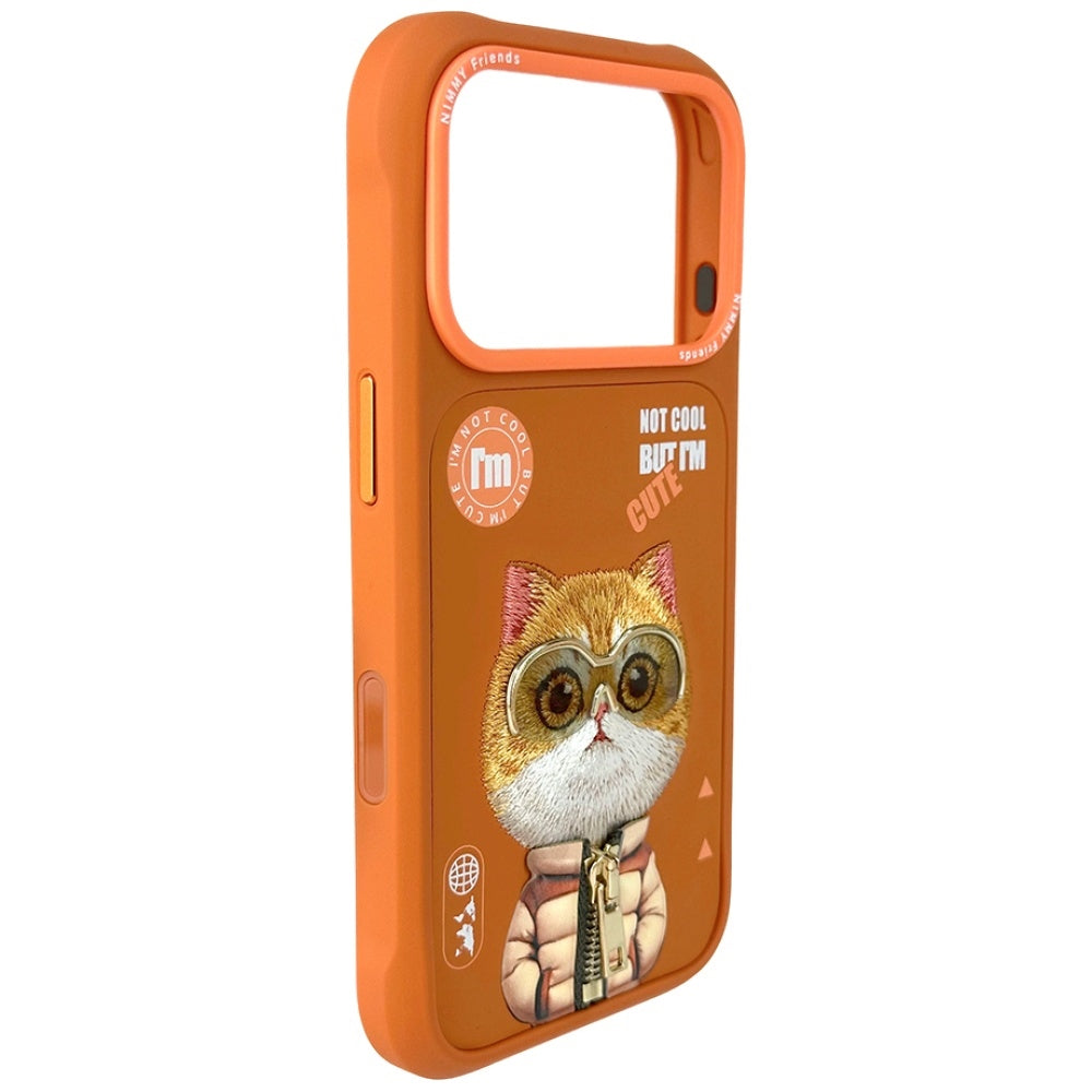 Nimmy Cool&Cute 2.0 Cat Case til iPhone 17 Pro Max - Orange