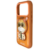 Nimmy Cool&Cute 2.0 Cat Case til iPhone 17 Pro Max med Magnetisk Hanger - Orange