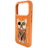 Nimmy Briller Cool Dog Case til iPhone 17 Pro Max - Orange