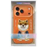 Nimmy Briller Cool Dog iPhone 17 Pro Case - Orange
