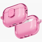 Uniq Glase Pro Case til AirPods Pro 3 Lock Case - Gennemsigtig Pink