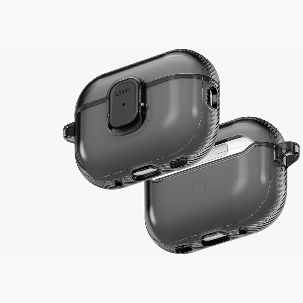 Uniq Glase Pro Case til AirPods Pro 3 Lock Case - gennemsigtig sort