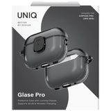 Uniq Glase Pro Case til AirPods Pro 3 Lock Case - gennemsigtig sort