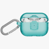 Uniq Glase Pro Case til AirPods Pro 3 Lock Case - gennemsigtig blå