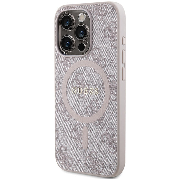 Guess 4G Collection MagSafe Case til iPhone 15 Pro Max - Pink