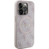 Guess 4G Collection MagSafe Case til iPhone 15 Pro Max - Pink