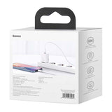 Baseus Super Si Quick Charger 1C 20W med USB-C kabel til Lightning 1m (hvid)