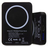 Karl Lagerfeld Ikonik MagSafe 5W 3000mAh Induktiv Power Bank - sort