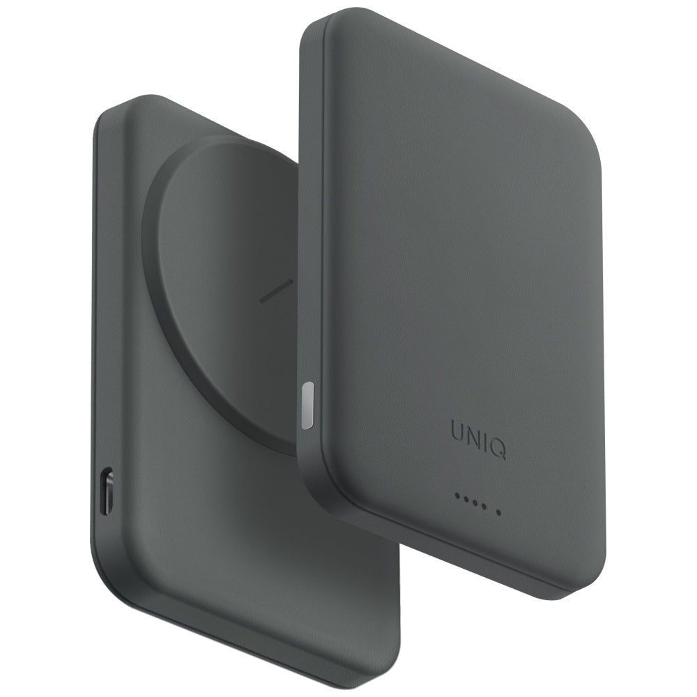 Uniq Lyden Lexa Magnetic 5000mAh PD USB-C MagSafe Power Bank - Grå