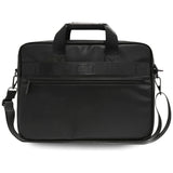 BMW Carbon Pockets & Metal Logo 16" Laptop Bag - sort