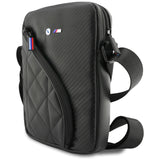 BMW Carbon Pockets & Metal Logo 8" Tablet Bag - sort