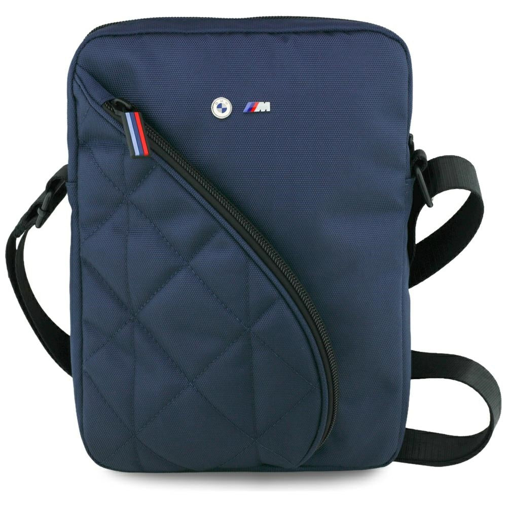 BMW Nylon lommer & Metal Logo 10" Tablet Bag - Navy Blue