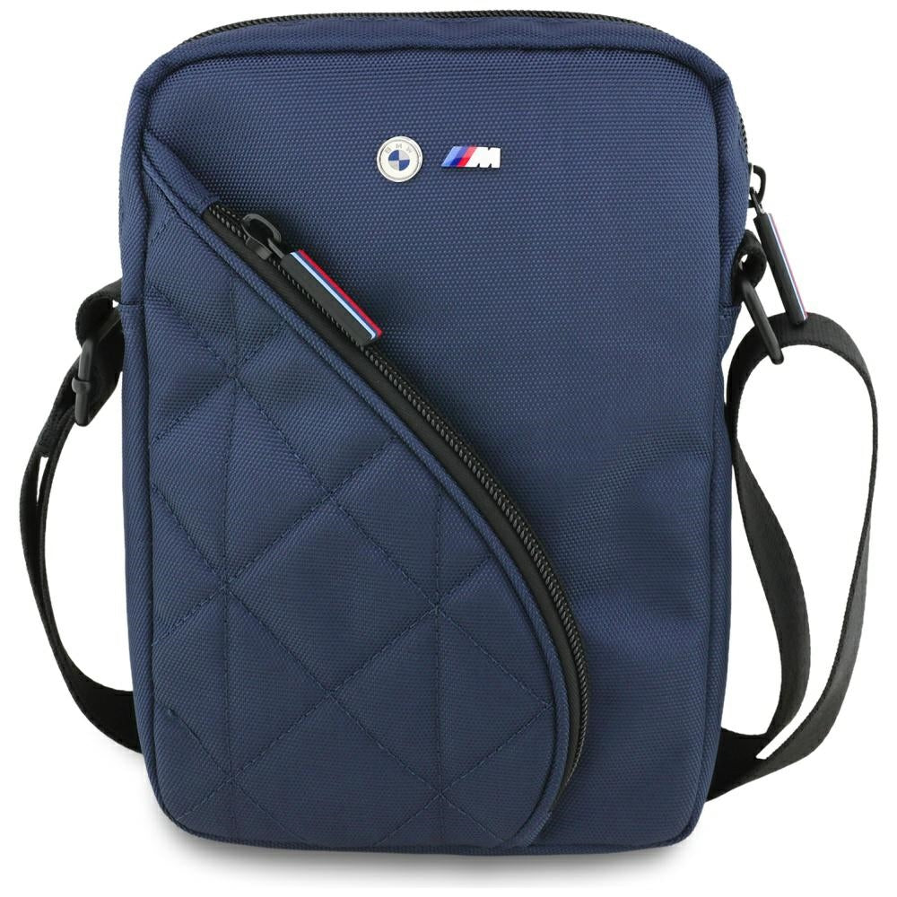 BMW Nylon lommer & Metal Logo 8" Tablet Bag - Navy Blue