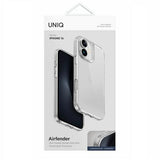 Uniq Air Fender Case til iPhone 16 - Gennemsigtig