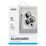 Uniq Optix Camera Lens Glass til iPhone 16 Pro / 16 Pro Max - Silver