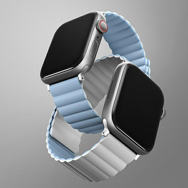 Uniq Revix magnetrem til Apple Watch 38/40/41 mm - Blå og hvid
