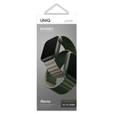 Uniq Revix magnetrem til Apple Watch 42 / 44 / 45 / 49 mm - Grøn-beige