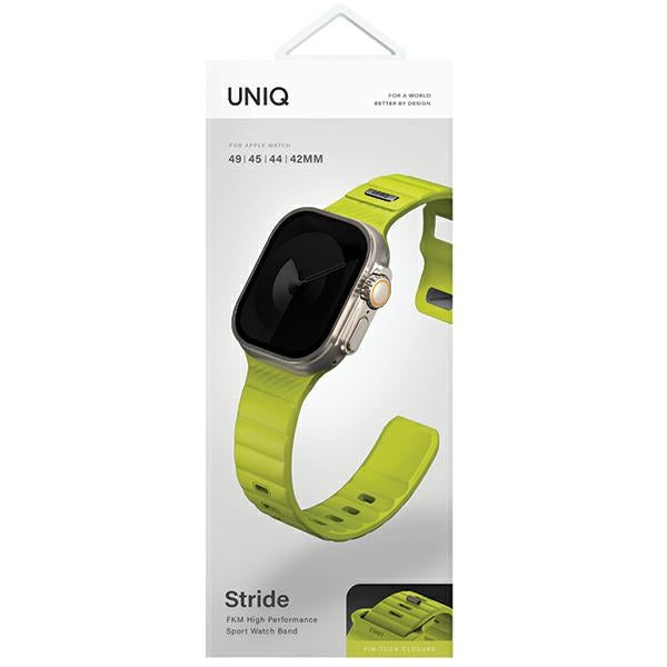 Uniq Stride Apple Watch Strap 42 / 44 / 45 / 49 mm - Lime