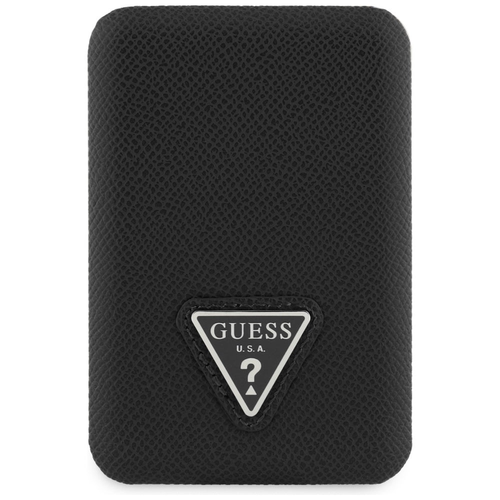 Guess Grained Triangle Powerbank med MagSafe 5000mAh 15W USB-C - sort
