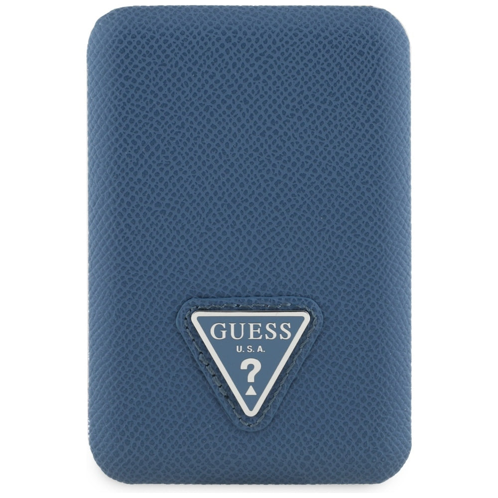 Guess Grained Triangle Powerbank med MagSafe 5000mAh 15W USB-C - blå