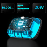 BoboVR B100 External Battery for Meta Quest S3 Pro and E3 Pro - White