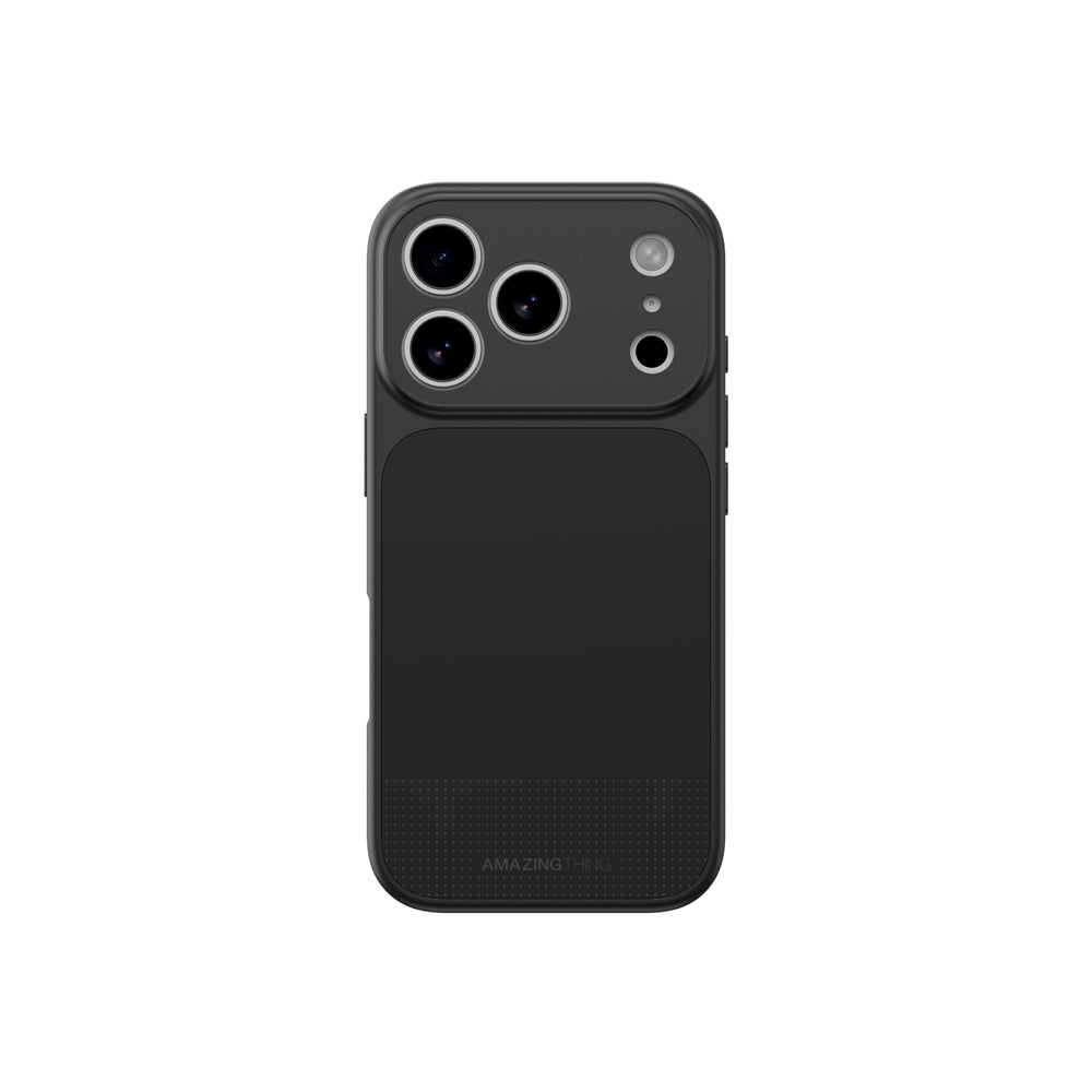 AmazingThing Minimal Mag Full Cover Case til iPhone 17 Pro Max - sort