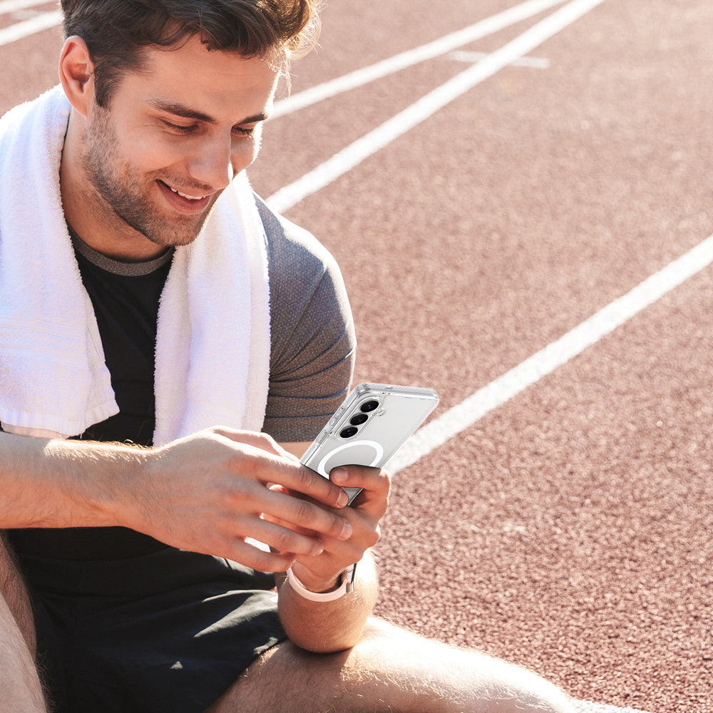 Dux Ducis Clin Mag Case Kompatibel med MagSafe til Samsung S26 - Transparent