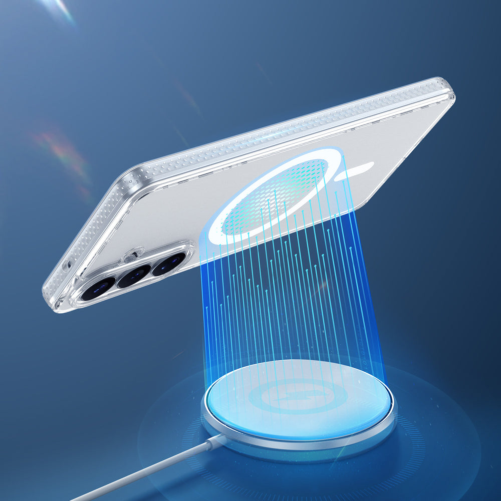 Dux Ducis Clin Mag Case Kompatibel med MagSafe til Samsung S26 Plus - Gennemsigtig