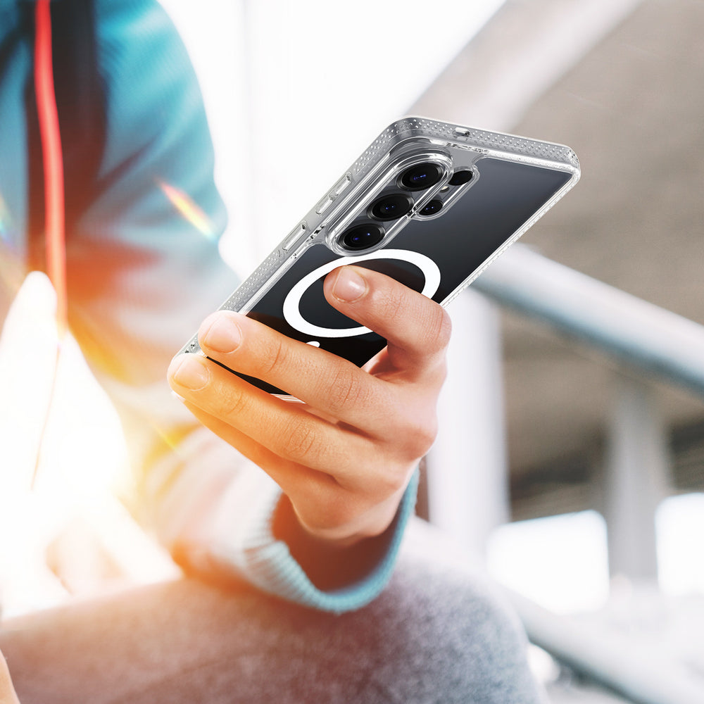 Dux Ducis Clin Mag Case Kompatibel med MagSafe til Samsung S26 Ultra - Transparent