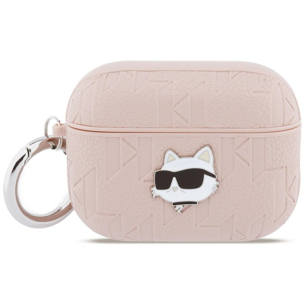 Karl Lagerfeld Monogram Choupette Head Case til AirPods Pro 3 - Pink