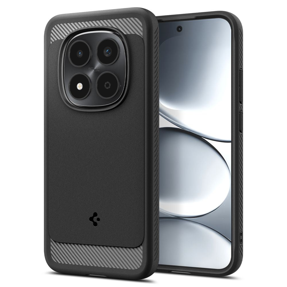 Spigen Rugged Armor case til Xiaomi Redmi Note 15 Pro 5G - sort