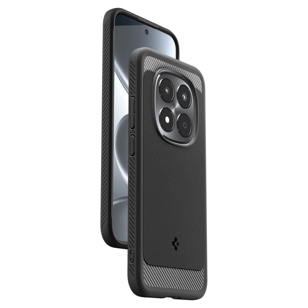Spigen Rugged Armor case til Xiaomi Redmi Note 15 Pro 5G - sort