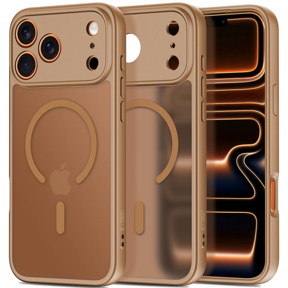 Tech-Protect BasicMag MagSafe Case til iPhone 17 Pro - Brunt