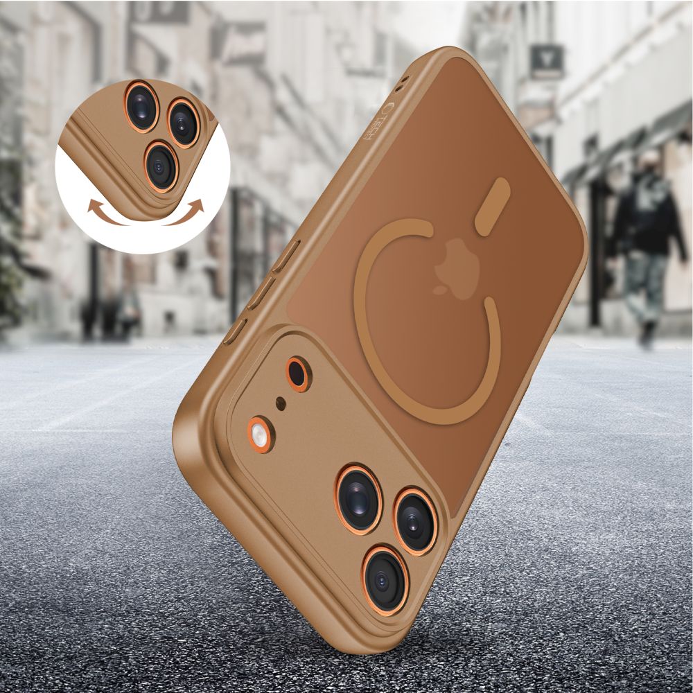Tech-Protect BasicMag MagSafe Case til iPhone 17 Pro - Brunt