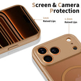 Tech-Protect BasicMag MagSafe Case til iPhone 17 Pro Max - Brunt