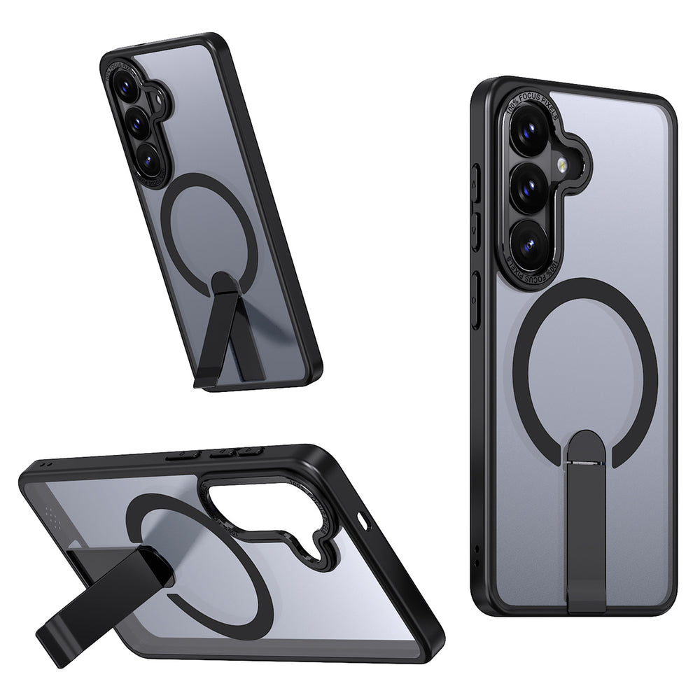 Hybrid Armor X Case til Samsung Galaxy A57 med Stand, Kompatibel med MagSafe - sort